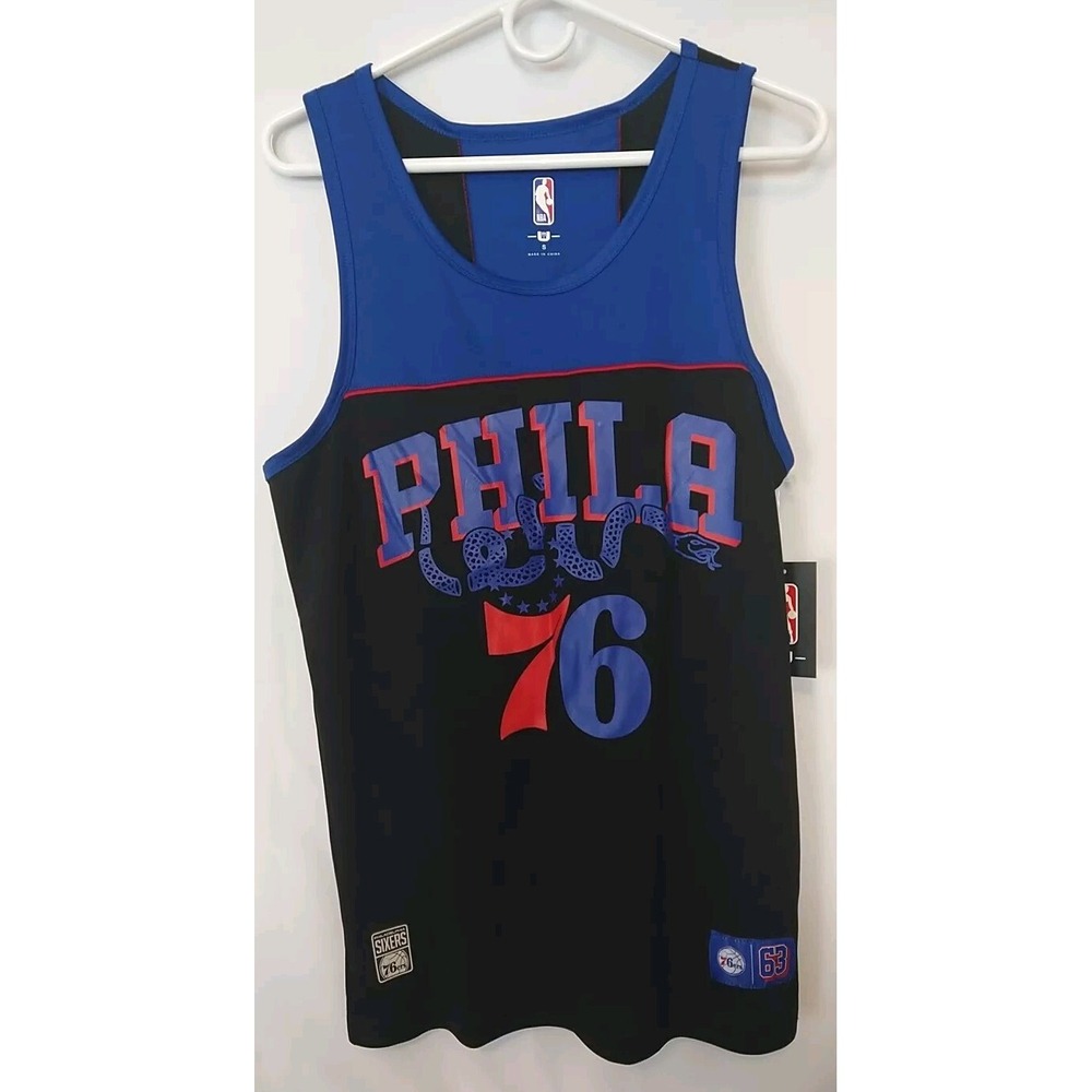 Philadelphia 76ers Ultra Game Tank Top Men's Size Small Black New With Tags